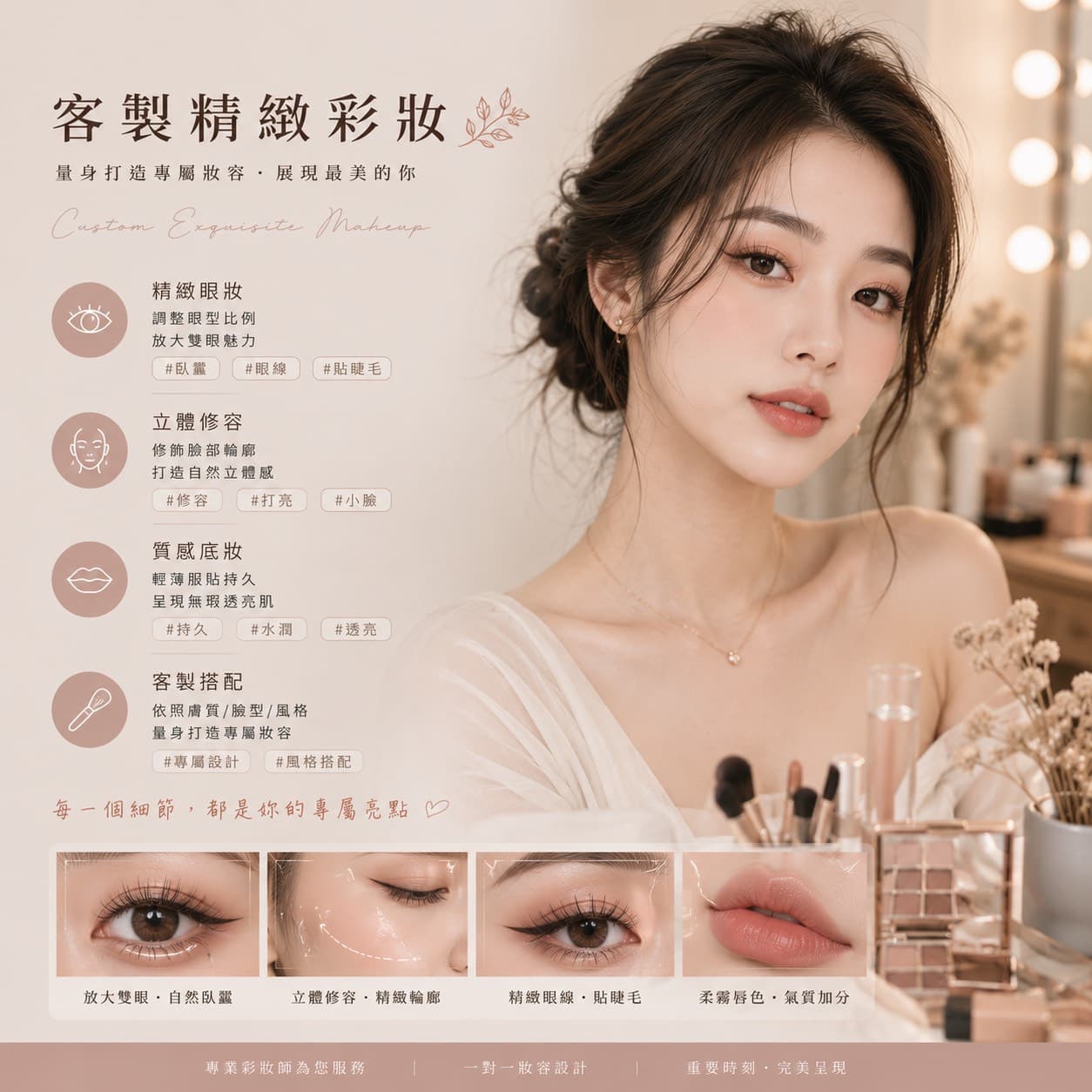 客製精緻彩妝